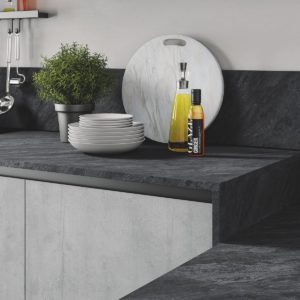 cucina moderna di design Star grigio tavolato terracotta