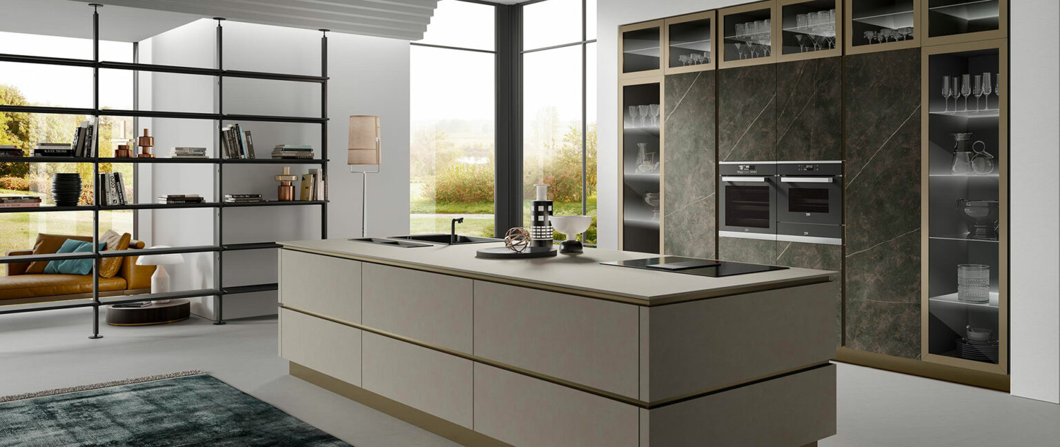 Contemporary kitchens. Stratos is our luxury line